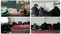 خبر دیدار مدیر شبکه بهداشت و درمان با خانواده حسینی تبار اهدا کننده عضو در شهرستان مهدیشهر